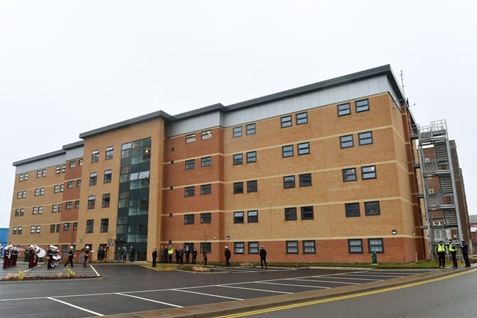HMS Nelson Falklands Building
